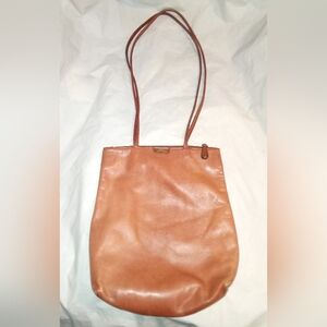 Hidesign Leather Shoulder Bag Orange